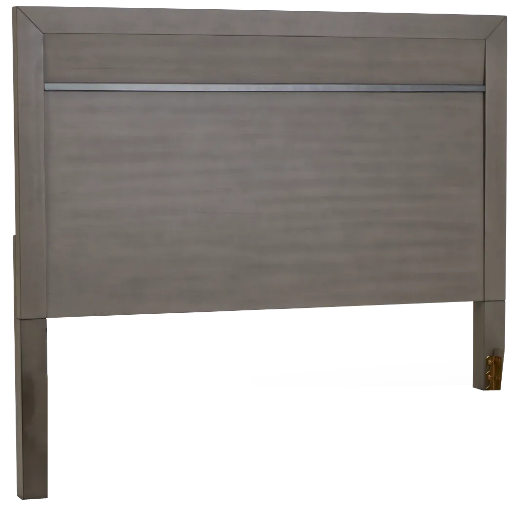 Zurich Gray Panel Headboard