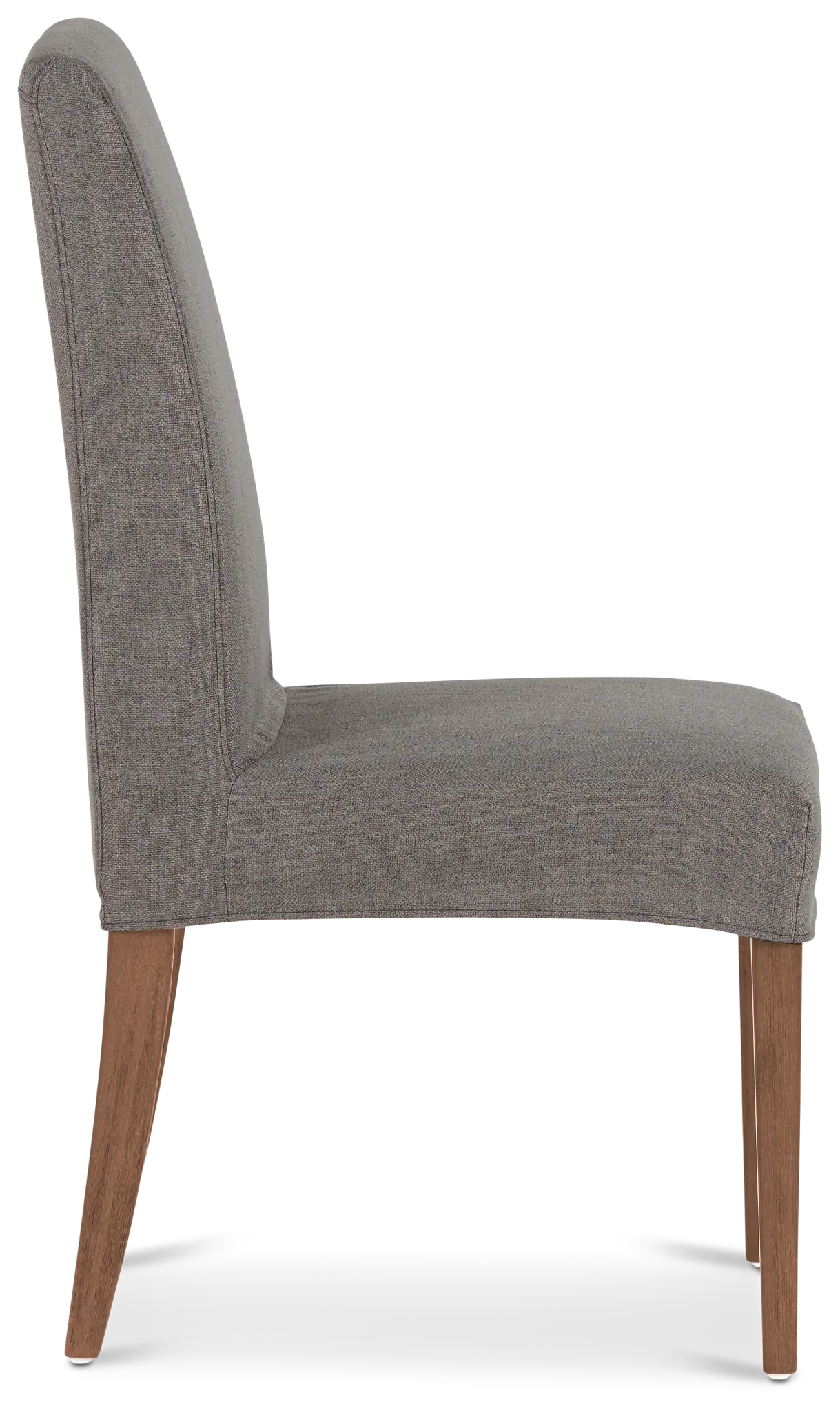 Harbor Dark Gray Short Slipcover Chair With Light Tone Leg Harbor Dark Gray Short Slipcover Chair With Light Tone Leg