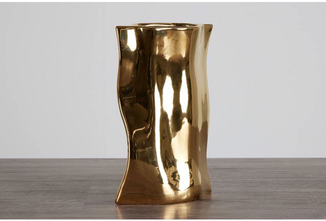 Soren Gold Large Vase