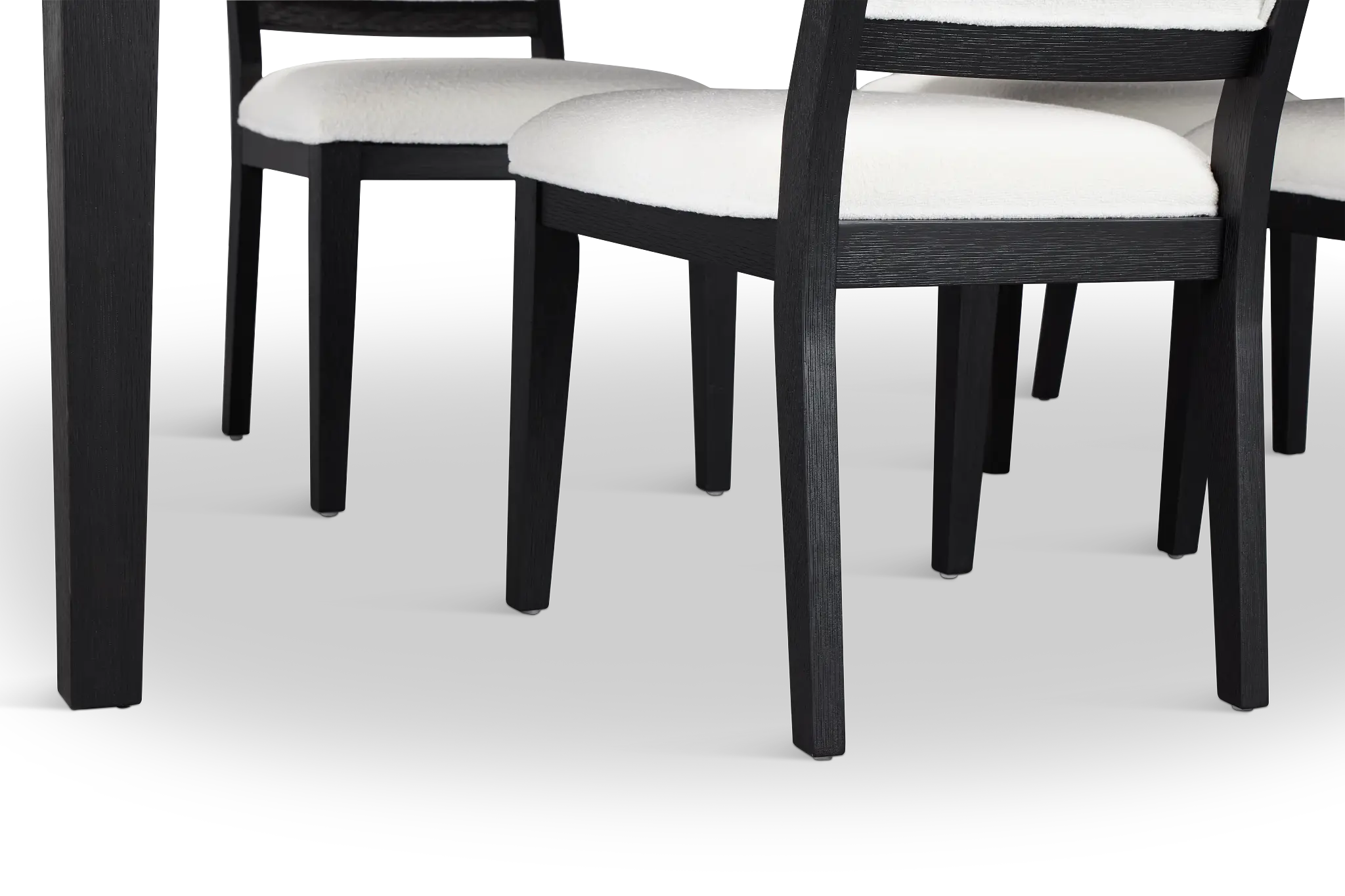 Alden Black Rect Table & 4 Chairs Alden Black Rect Table & 4 Chairs