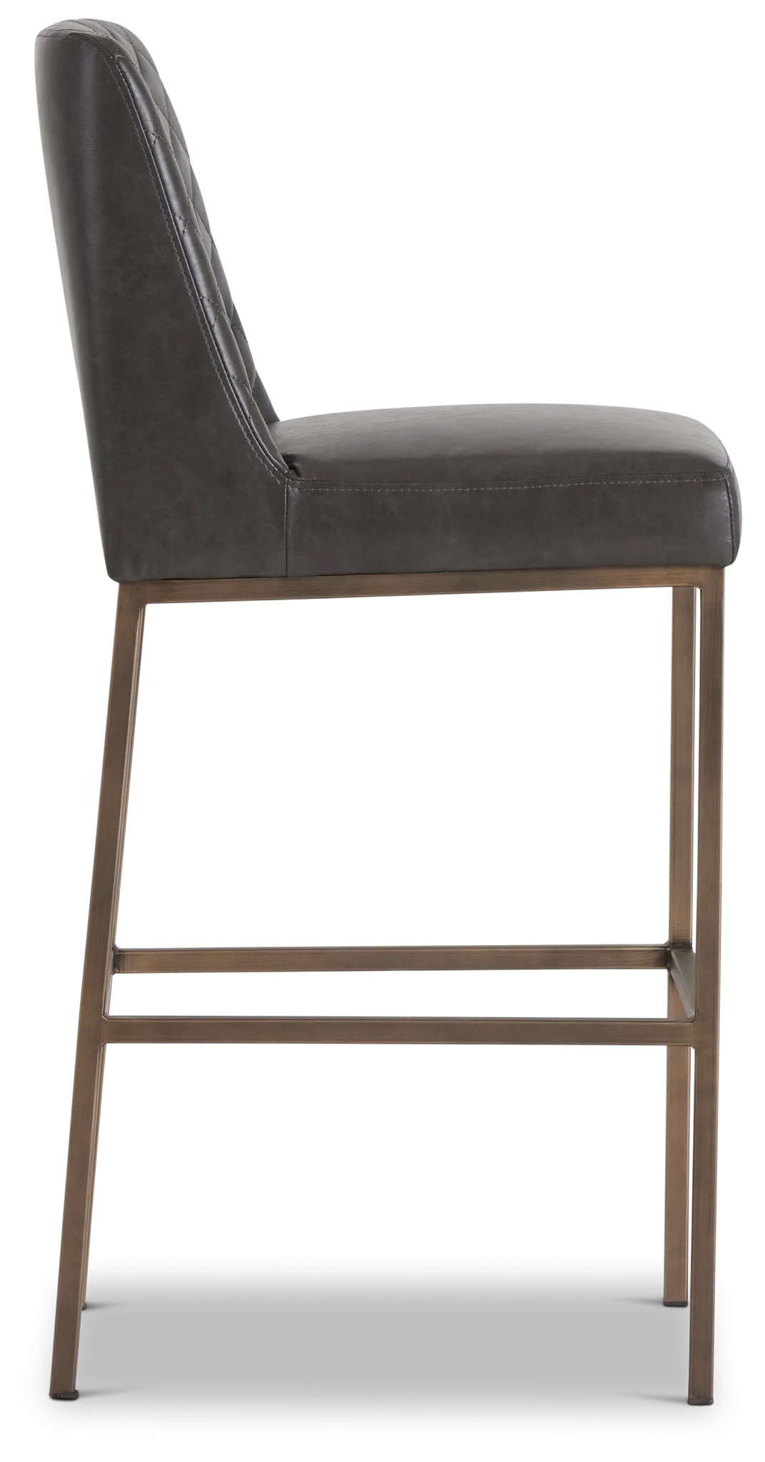 Sierra Dark Gray Bonded Ltr 30" Barstool