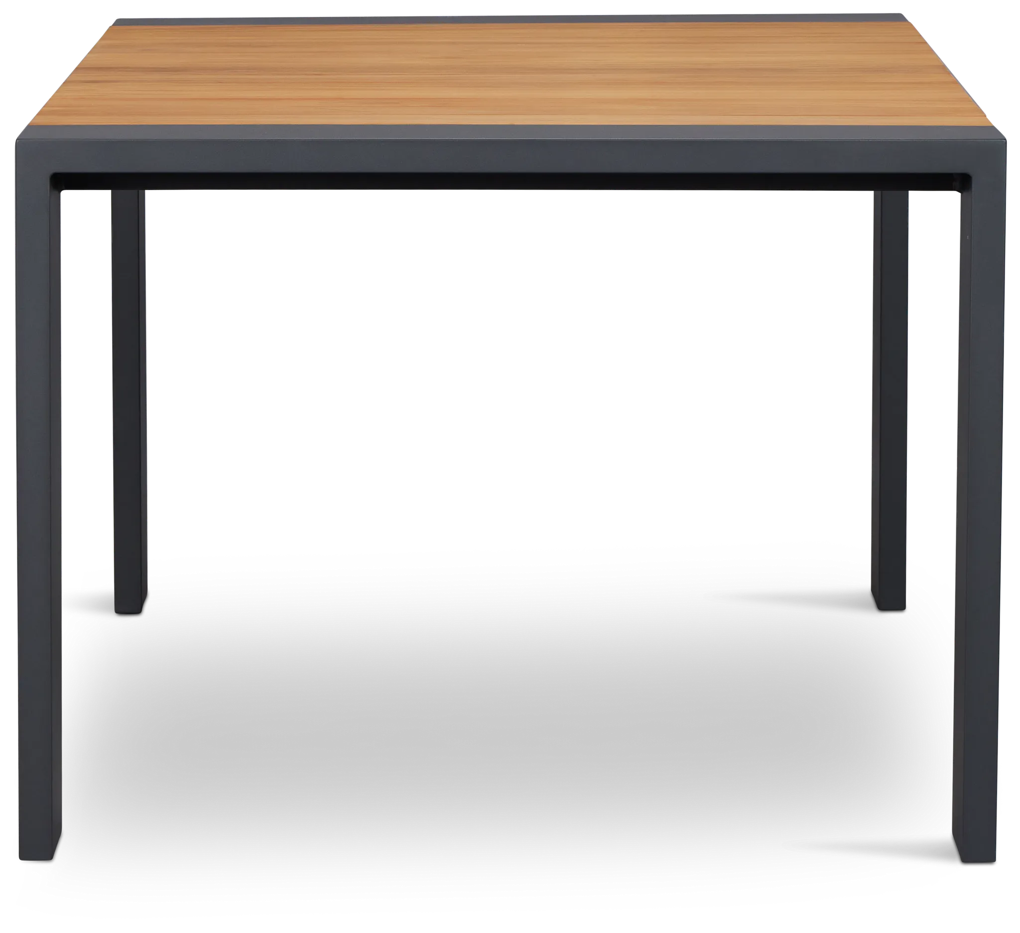 Sunrise Dark Gray Teak 65" Rectangular Table