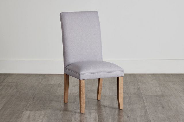 Dublin Light Gray Light Tone Upholstered Side Chair