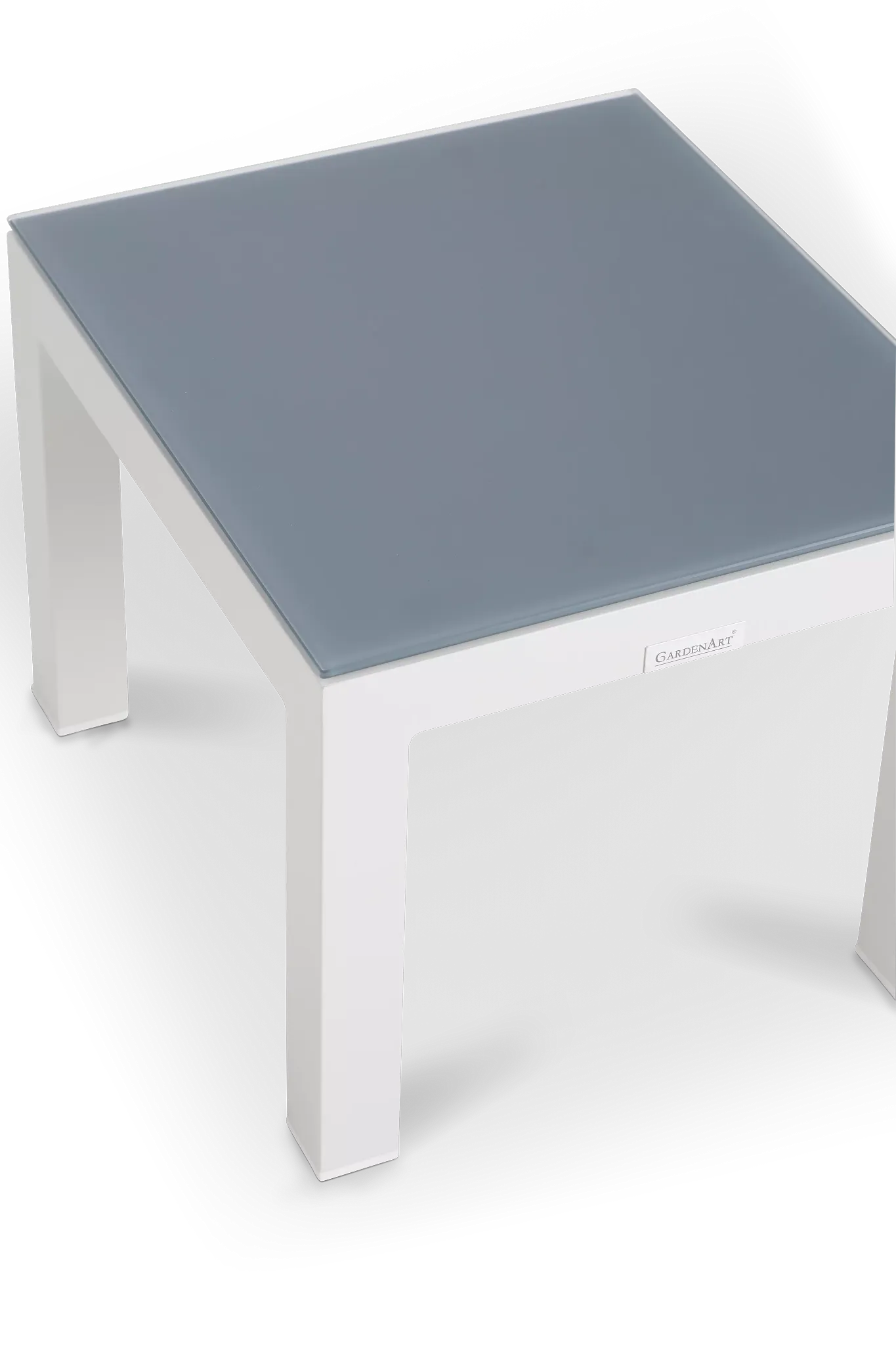 Lisbon3 White End Table