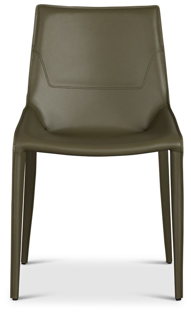 Wayne Dark Green Upholstered Side Chair