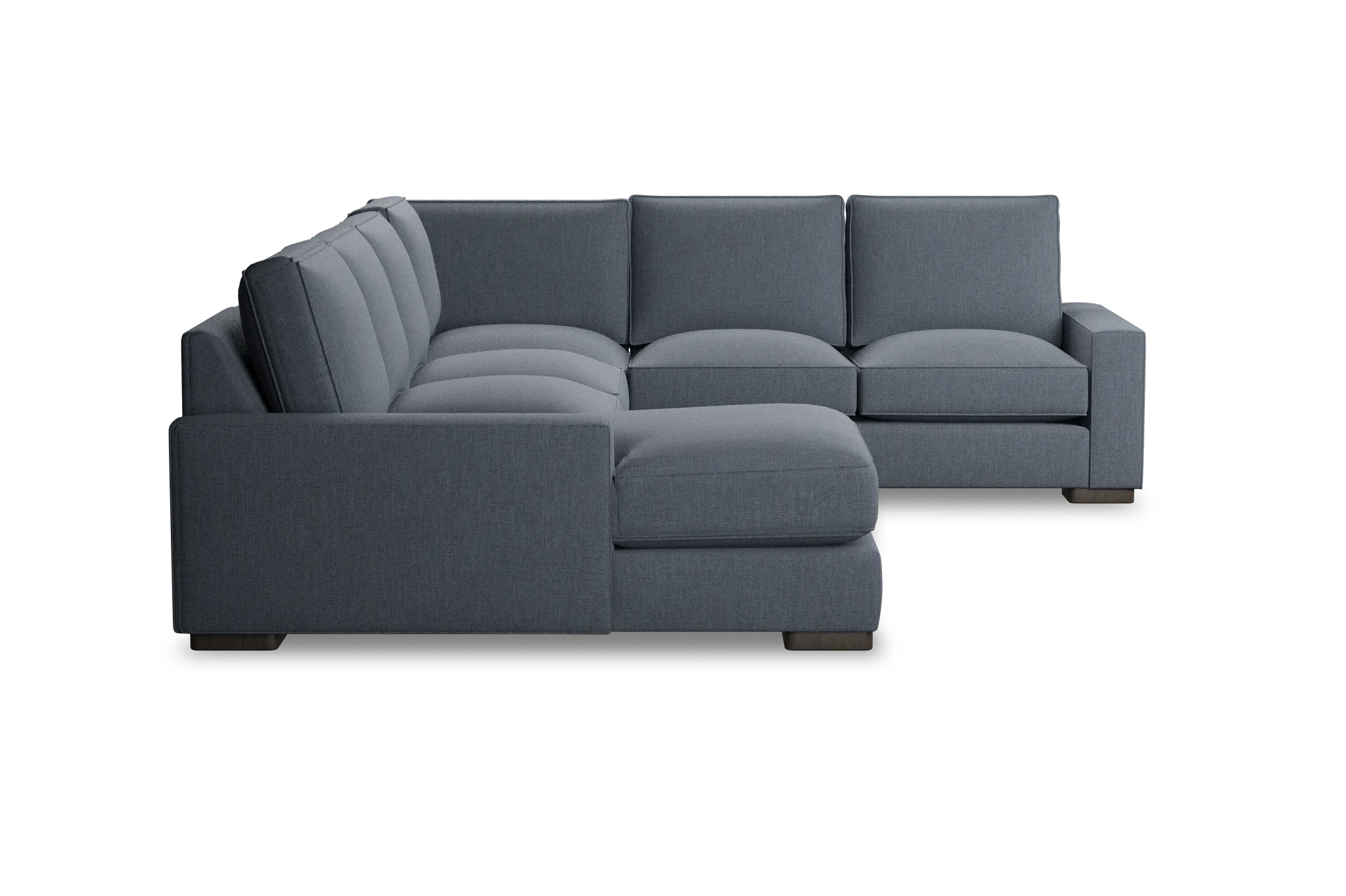 Edgewater Victory Dark Blue Medium Left Chaise Sectional