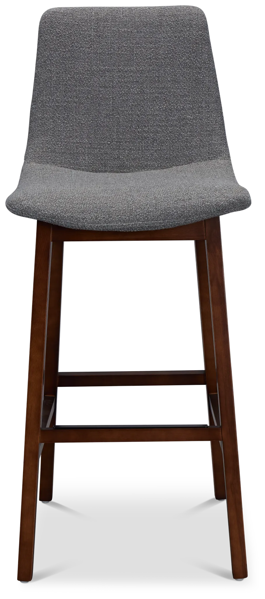 Hamilton Dark Gray Fabric 30" Upholstered Barstool