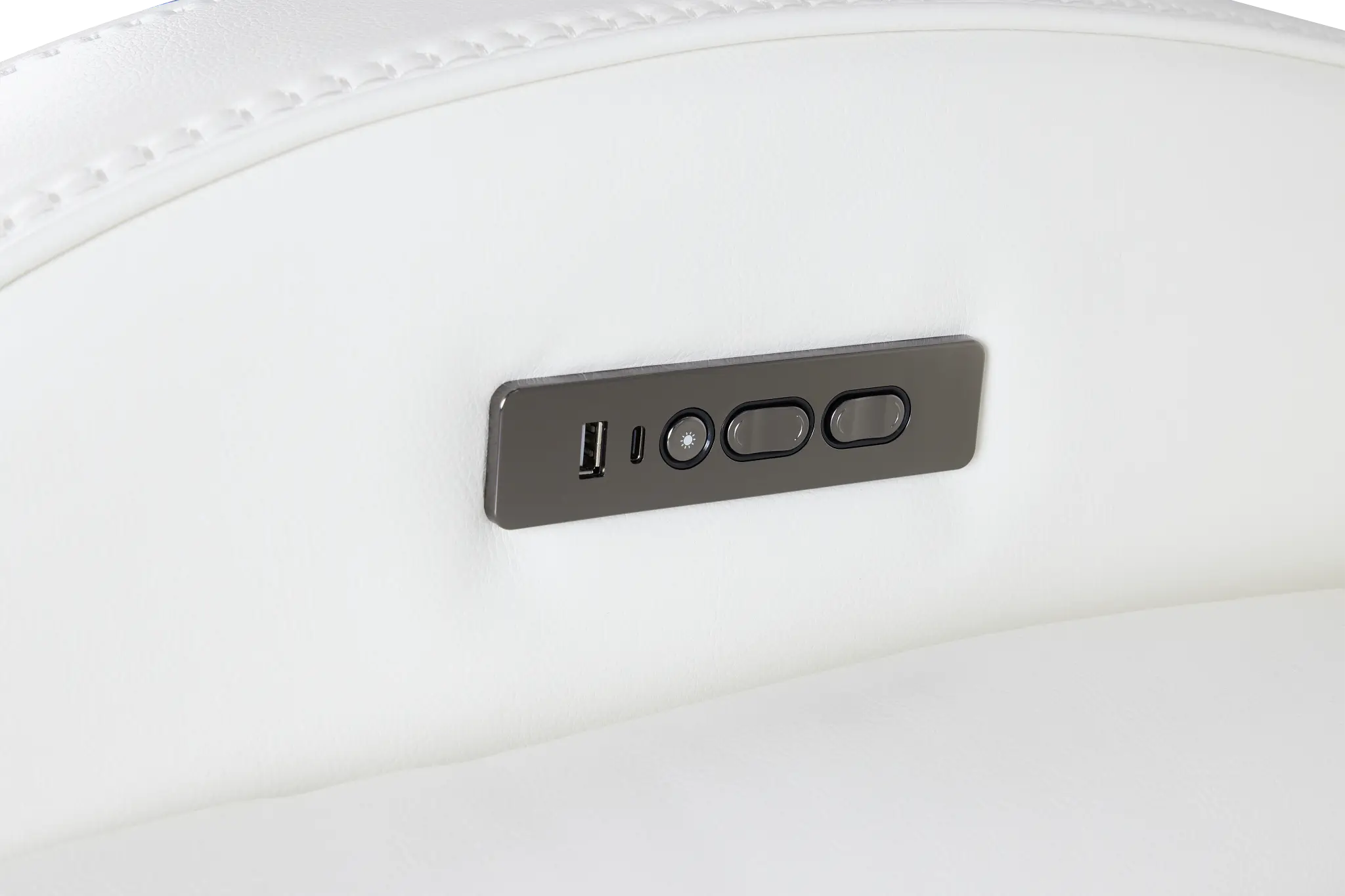 Omega White Micro Power Recliner Omega White Micro Power Recliner