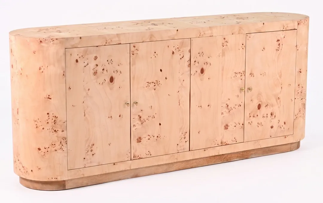 Nelly Light Tone Four-door Cabinet