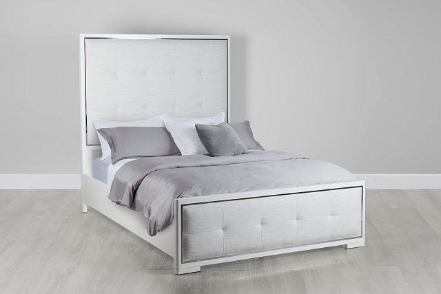 Ocean Drive White Uph Panel Bed