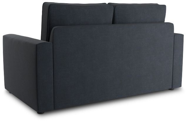 Siesta Victory Dark Blue Fabric Memory Foam Sleeper