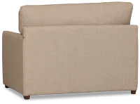 Tate Brown Fabric Memory Foam Sleeper