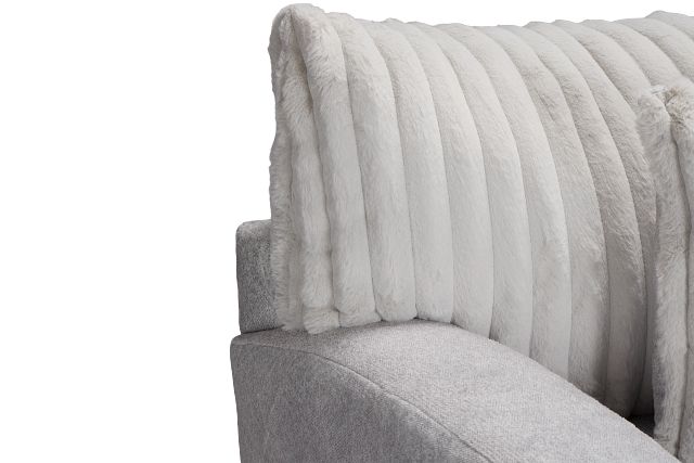 Kylie Light Gray Fabric Chair