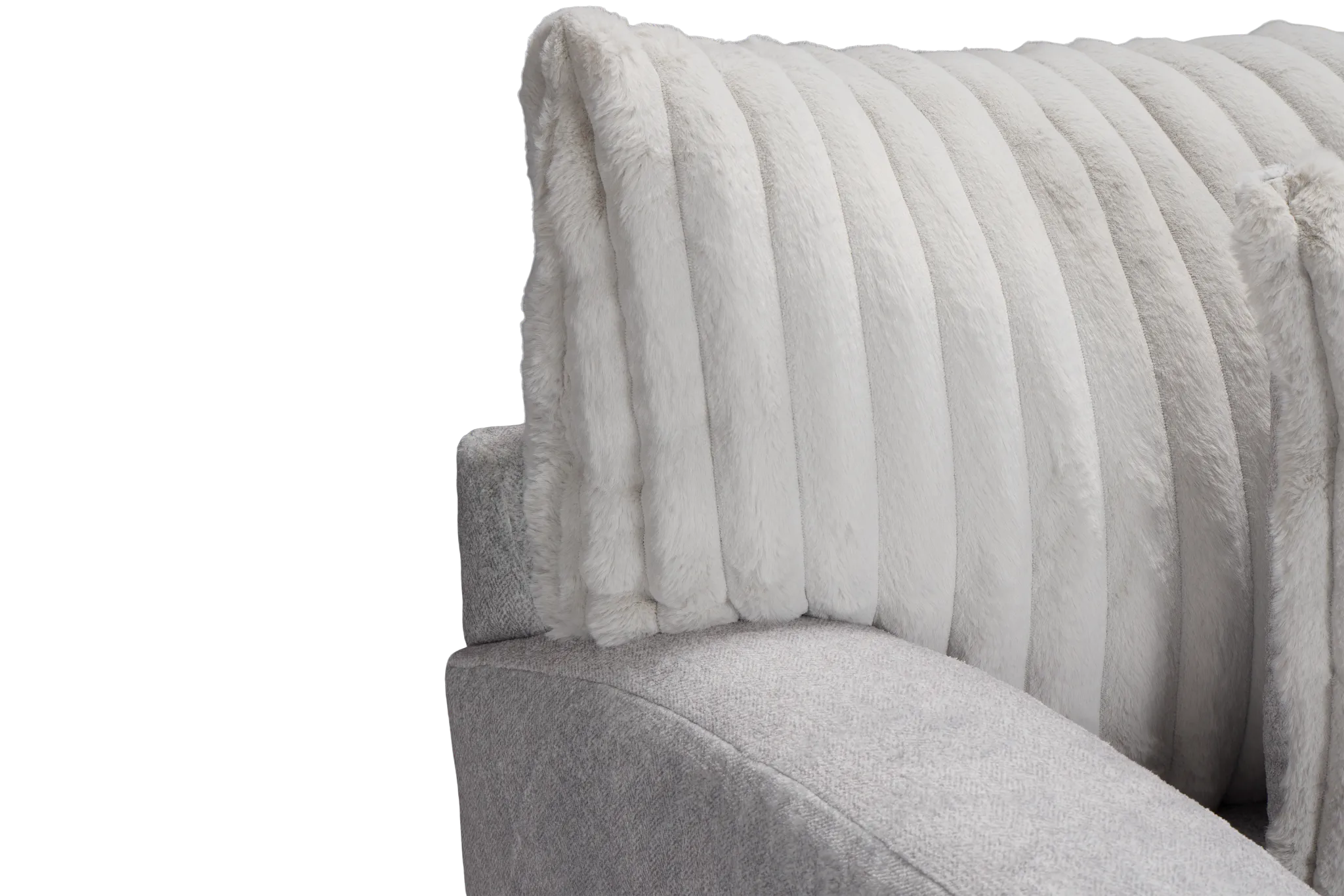 Kylie Light Gray Fabric Chair