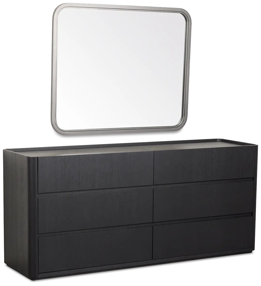 Nomad Black Dresser & Mirror Nomad Black Dresser & Mirror