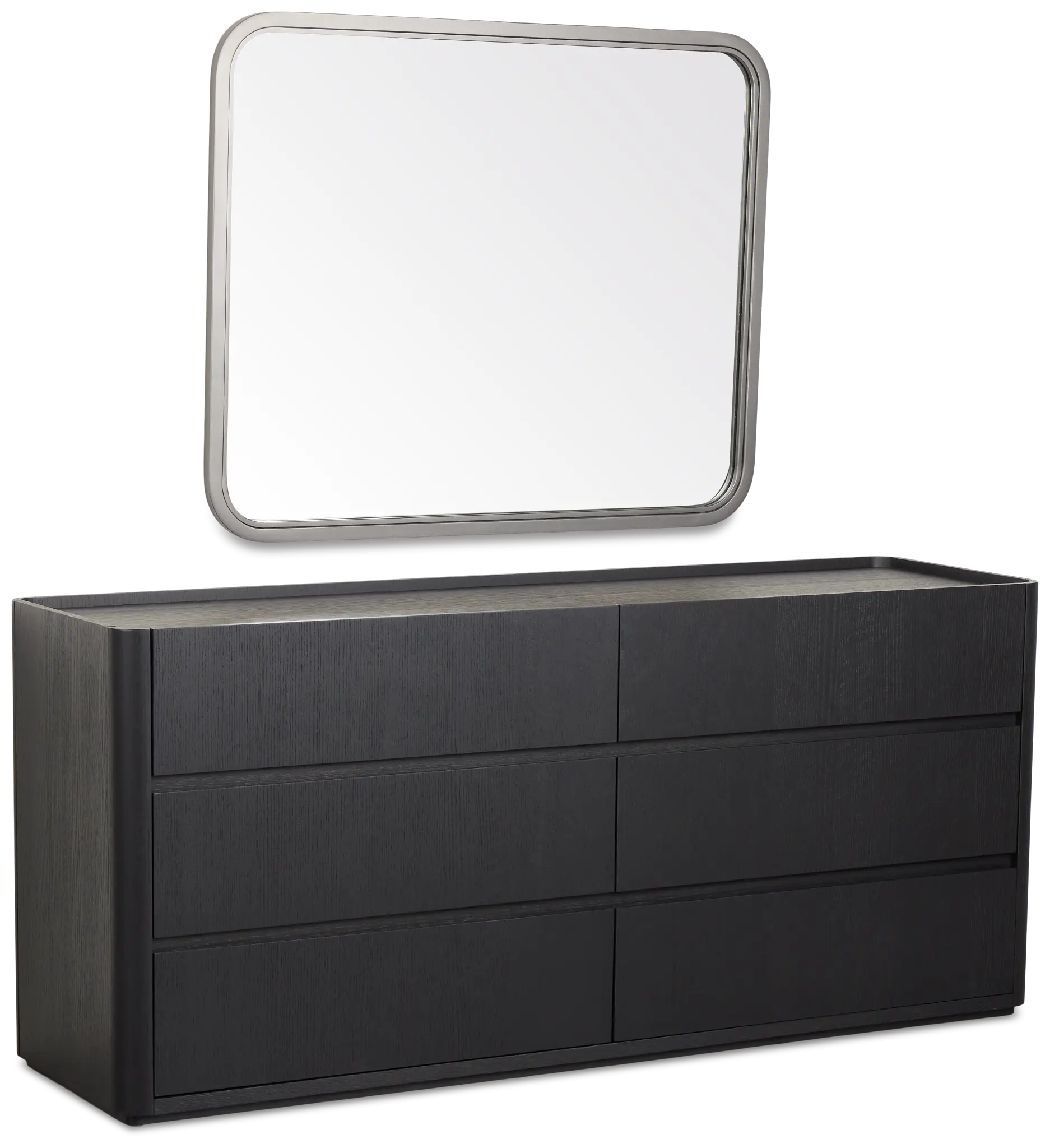 Nomad Black Dresser & Mirror Nomad Black Dresser & Mirror