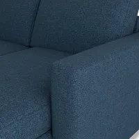 Citymod Blue Fabric Medium Right Chaise Sectional