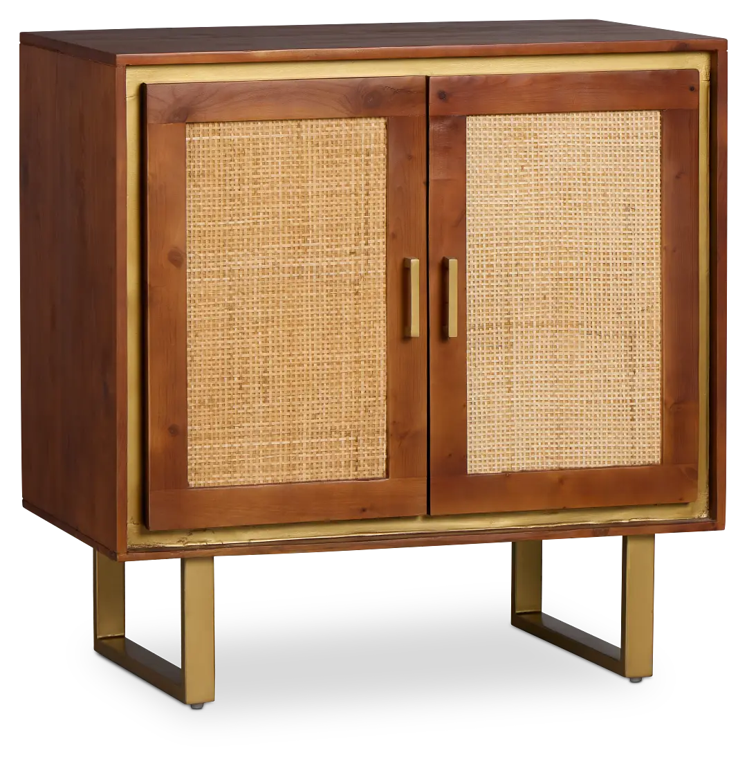Briar Mid Tone Two-door Cabinet Briar Mid Tone Two-door Cabinet