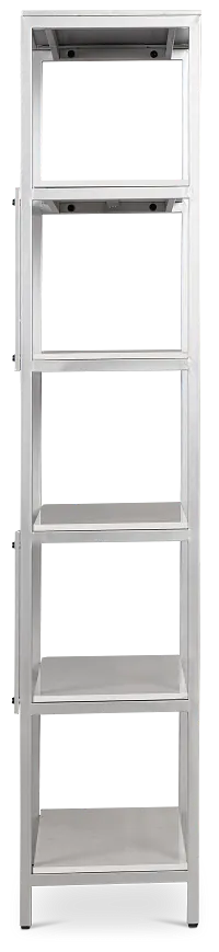 Lukas Silver Bookcase