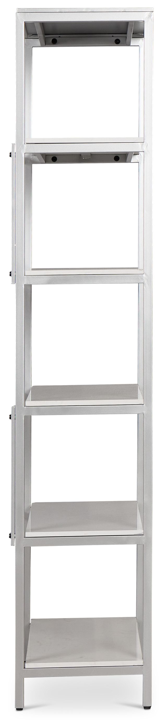Lukas Silver Bookcase