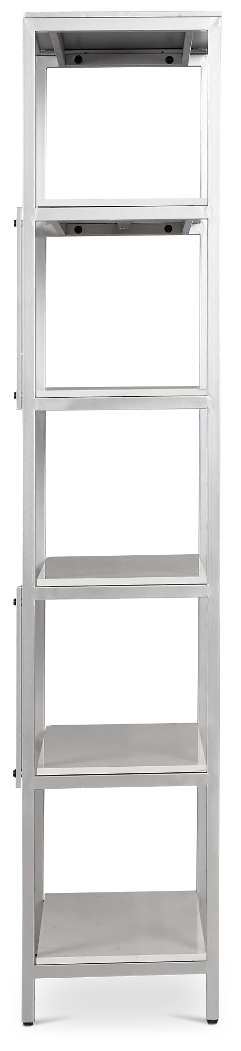 Lukas Silver Bookcase