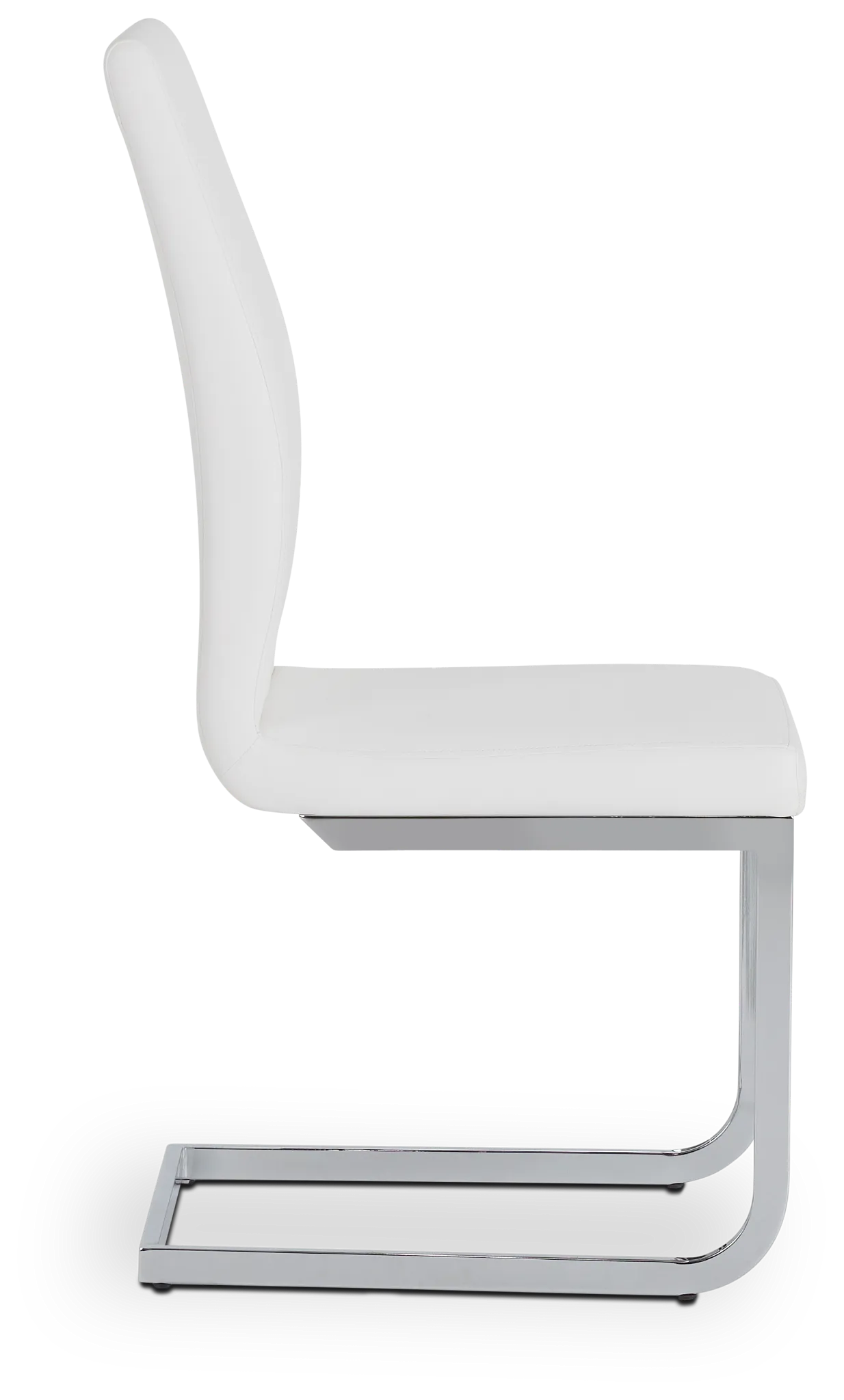 Axel White Upholstered Side Chair