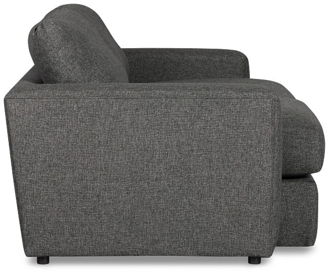 Brantley Dark Gray Fabric Loveseat