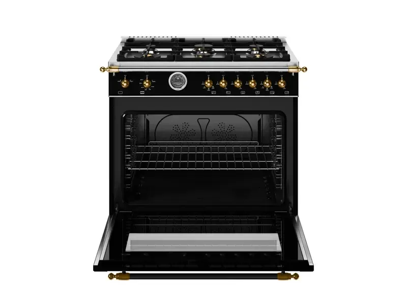 Bertazzoni Heritage Series Black 36" Gas Range