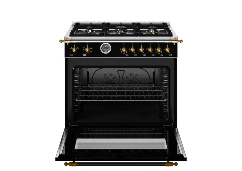 Bertazzoni Heritage Series Black 36" Gas Range Bertazzoni Heritage Series Black 36" Gas Range