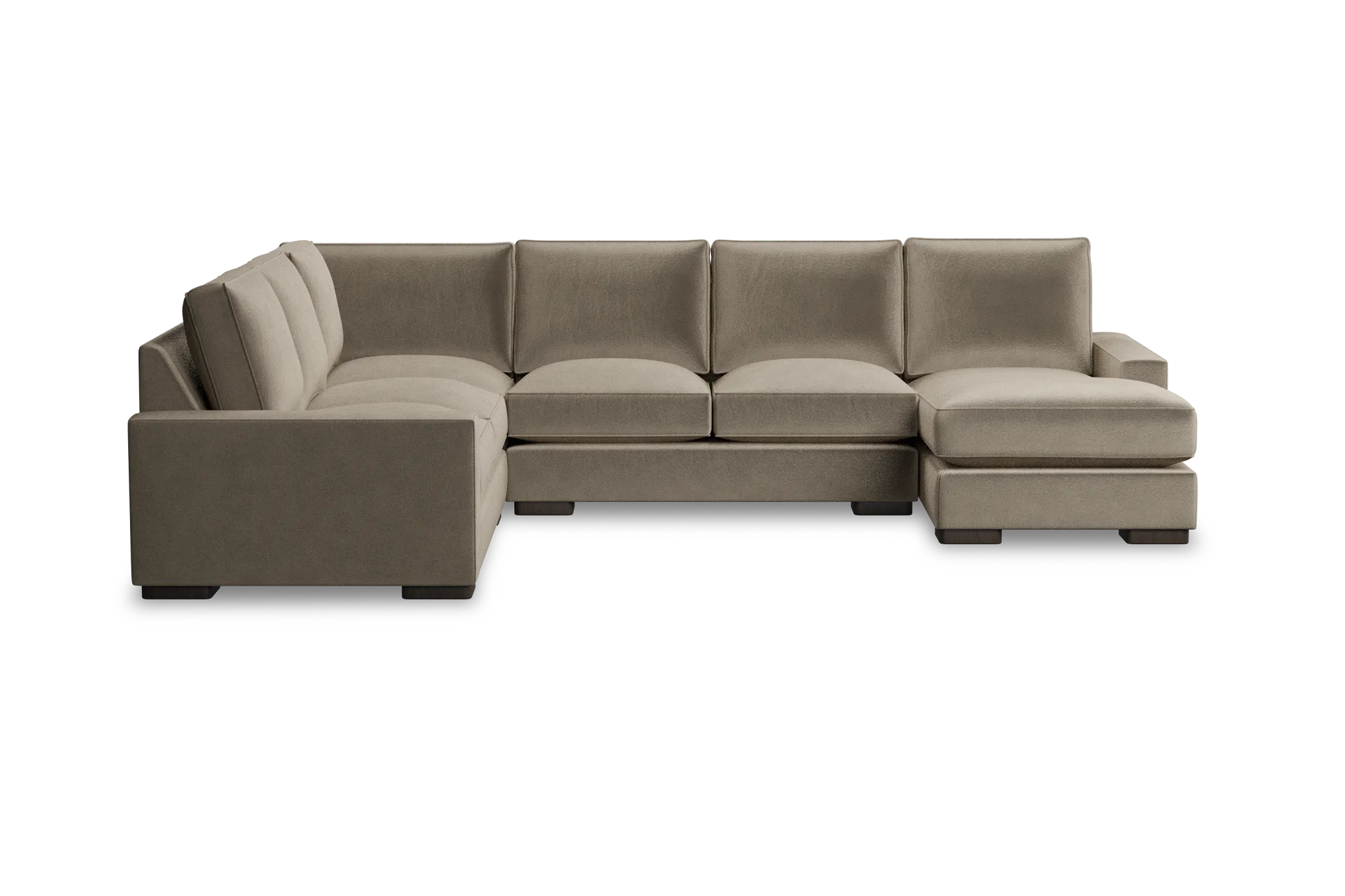 Edgewater Joya Beige Medium Right Chaise Sectional