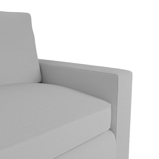 Siesta Suave White Fabric Memory Foam Sleeper
