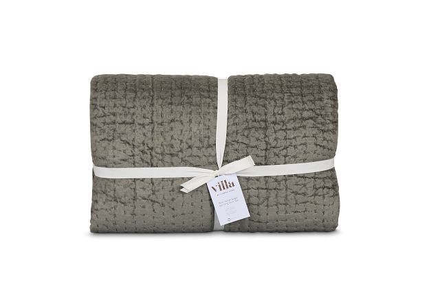 Barin Light Green Coverlet Set