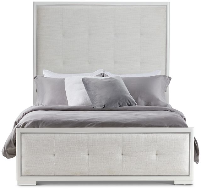 Ocean Drive White Uph Panel Bed (3)