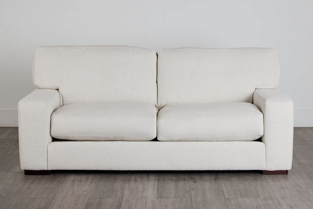 Veronica 90" White Down Sofa