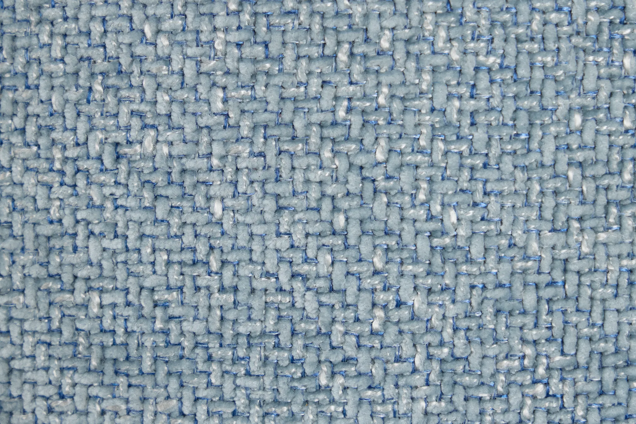 Hendrix Light Blue Fabric Power Extension Chaise Console Loveseat