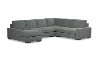 Edgewater Lucy Navy Medium Left Chaise Sectional