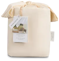 Avocado Organic Beige 400 Thread Sheets