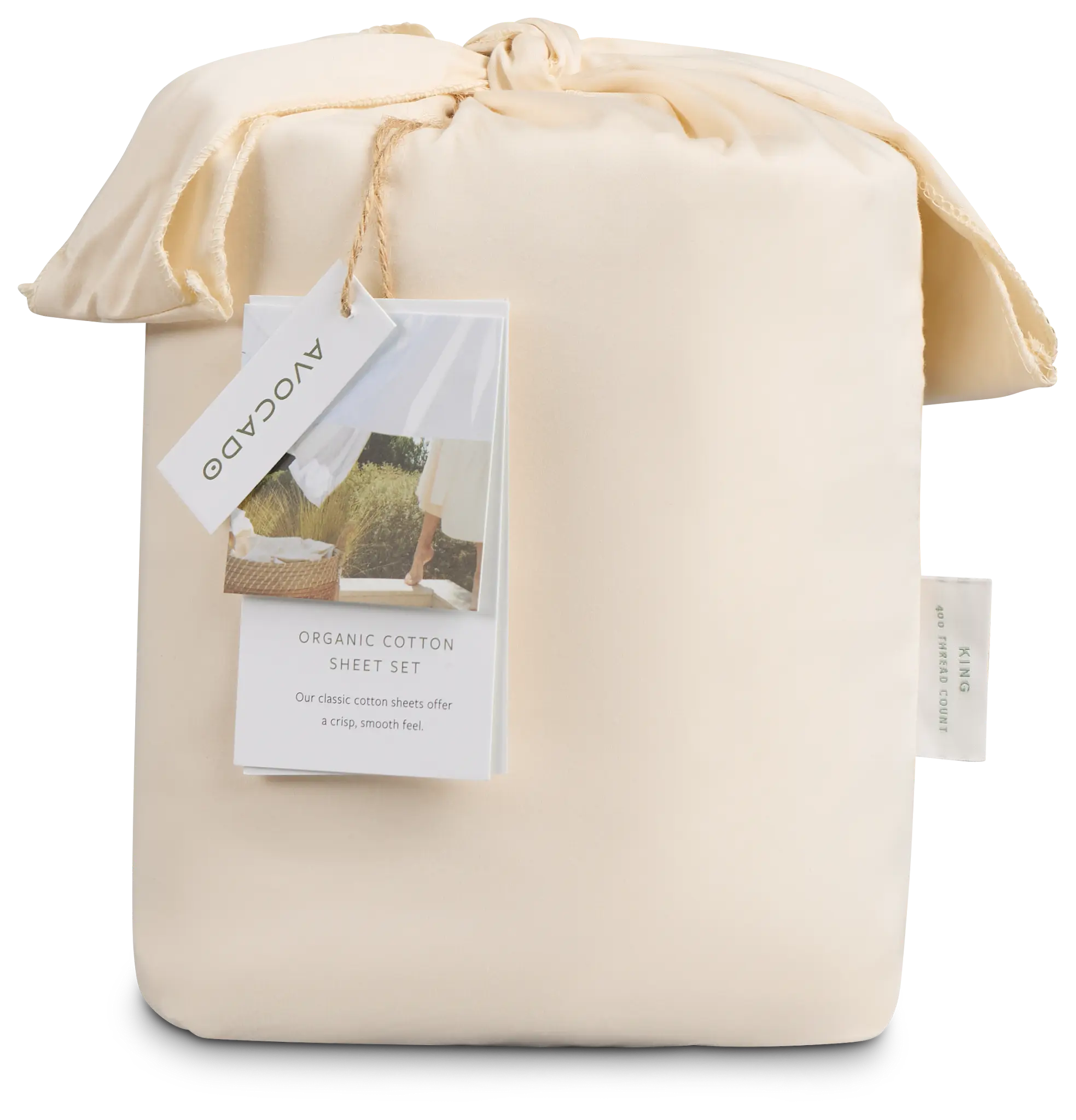 Avocado Organic Beige 400 Thread Sheets Avocado Organic Beige 400 Thread Sheets