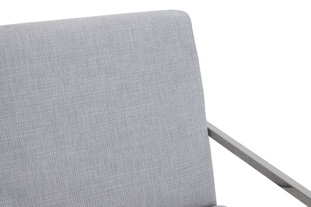 Megan Gray Fabric Accent Chair
