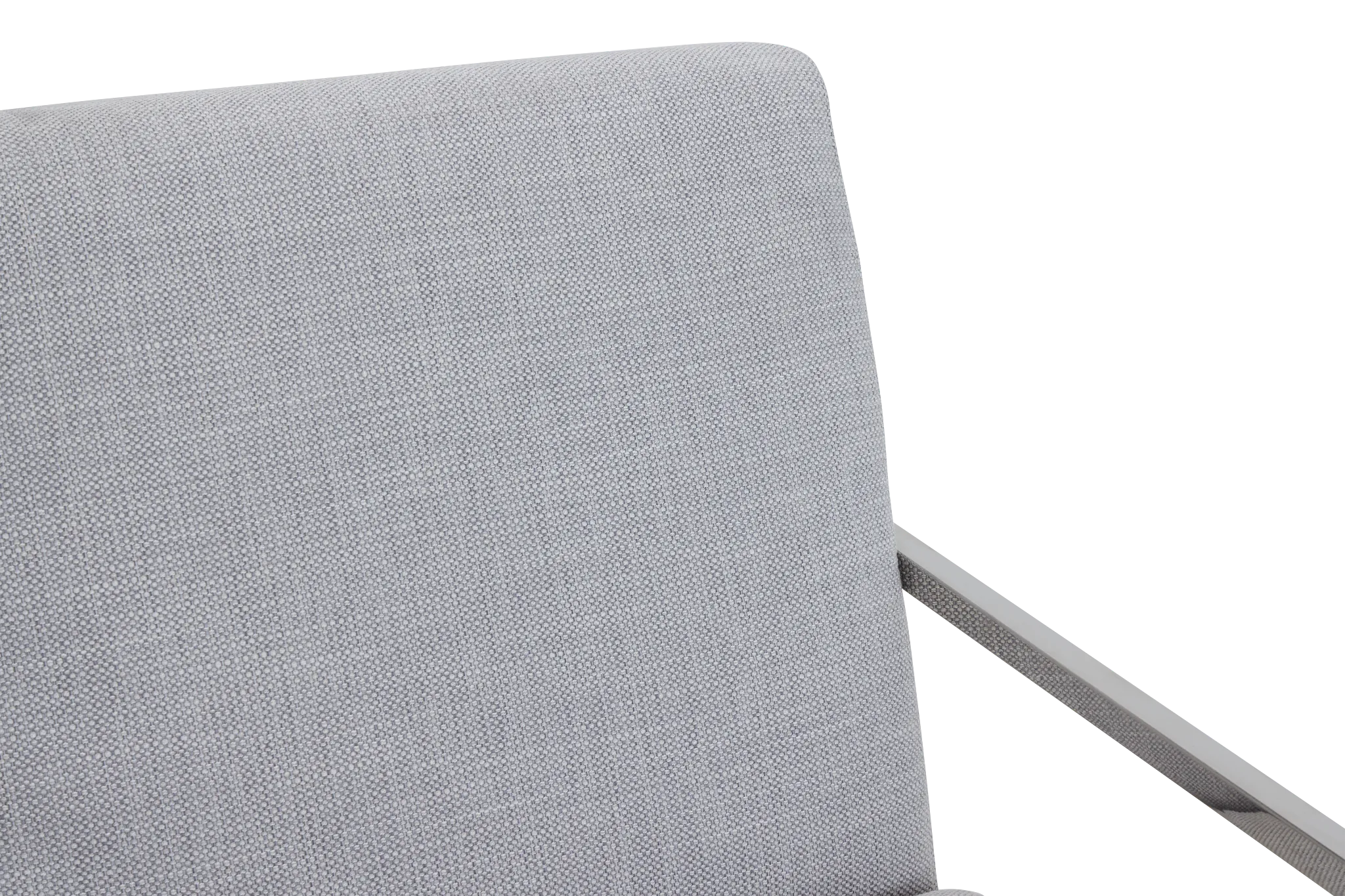 Megan Gray Fabric Accent Chair