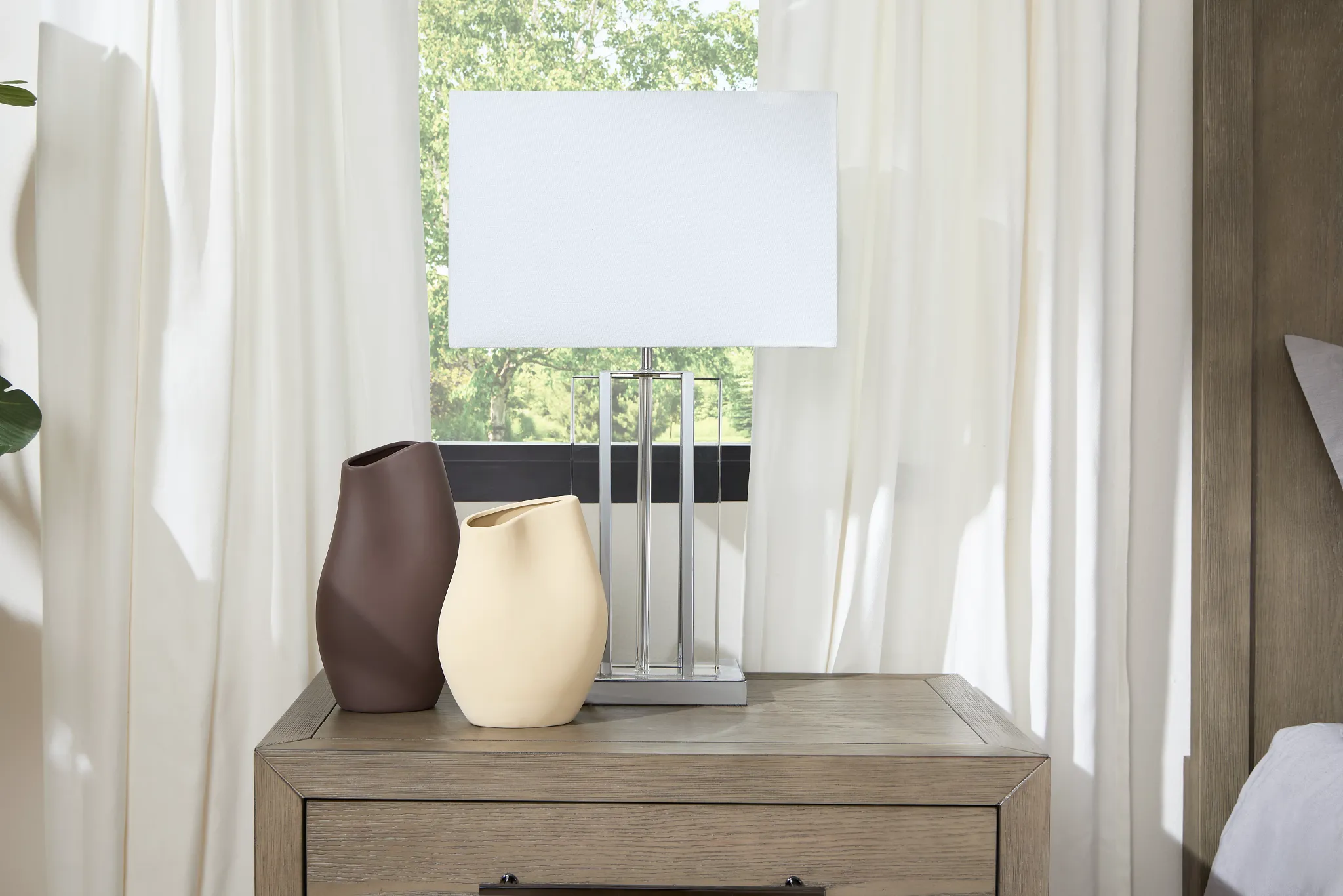 Mallory Chrome Table Lamp