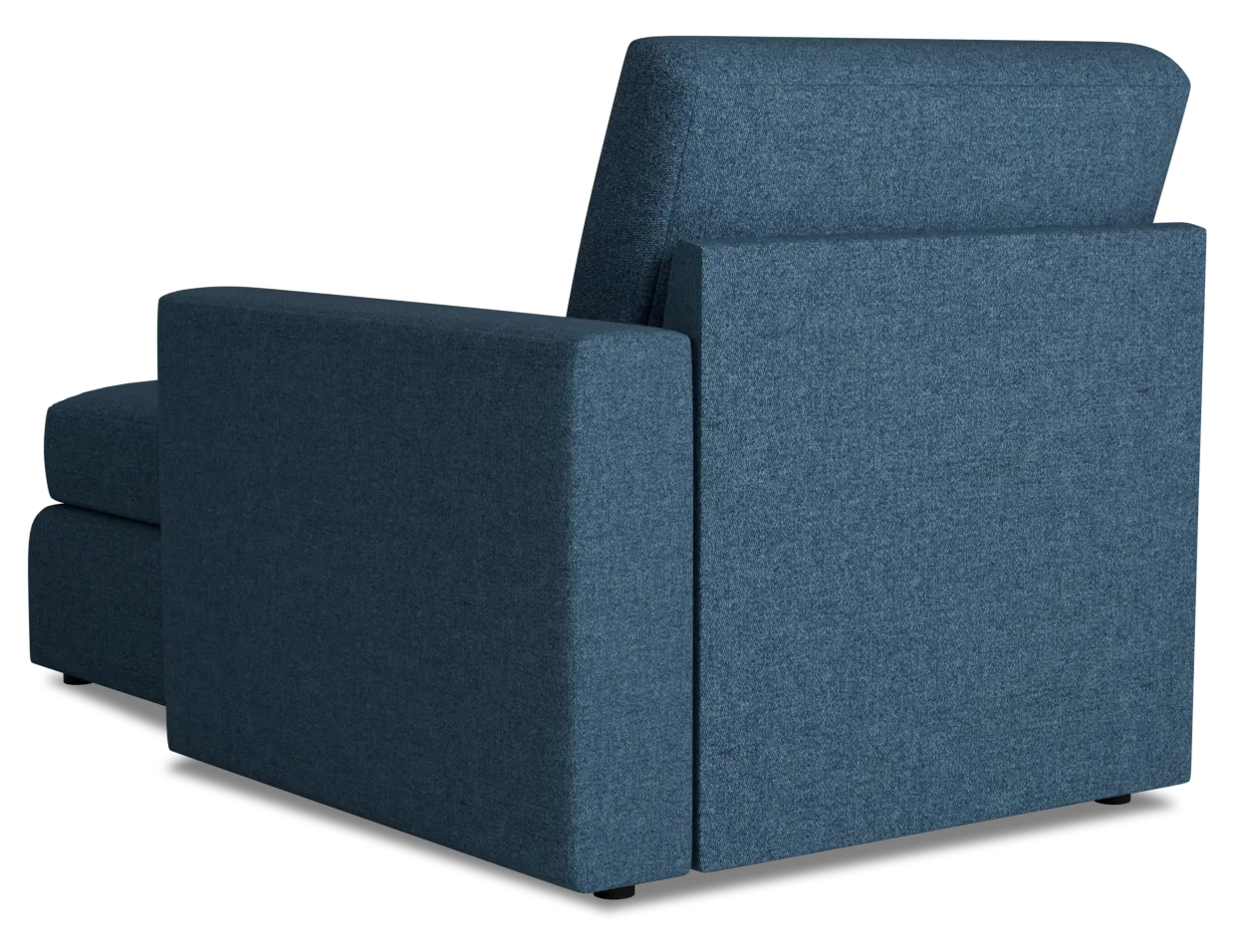 Citymod Blue Fabric Right Chaise