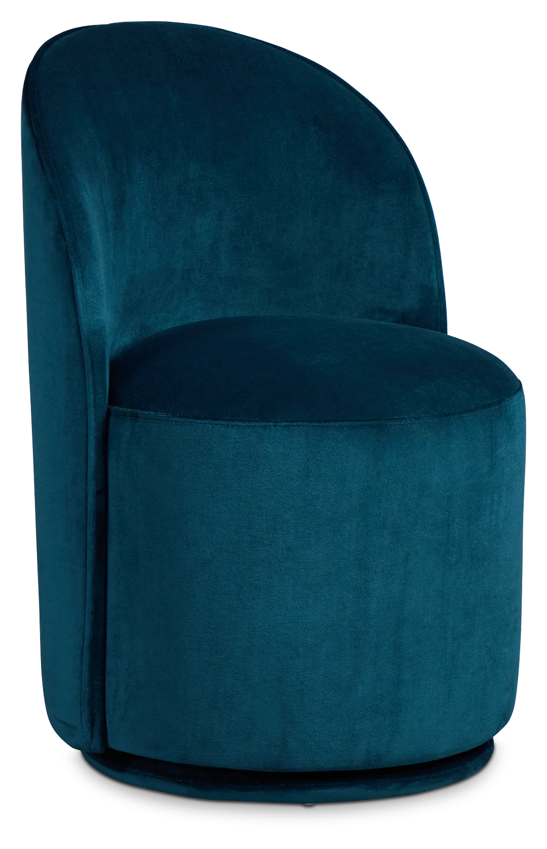Claude Dark Blue Velvet Upholstered Side Chair