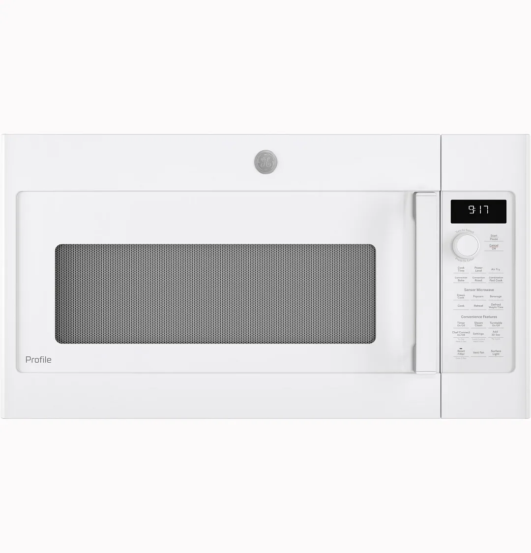 Ge Profile 9179 Series White Over-the-range Microwave