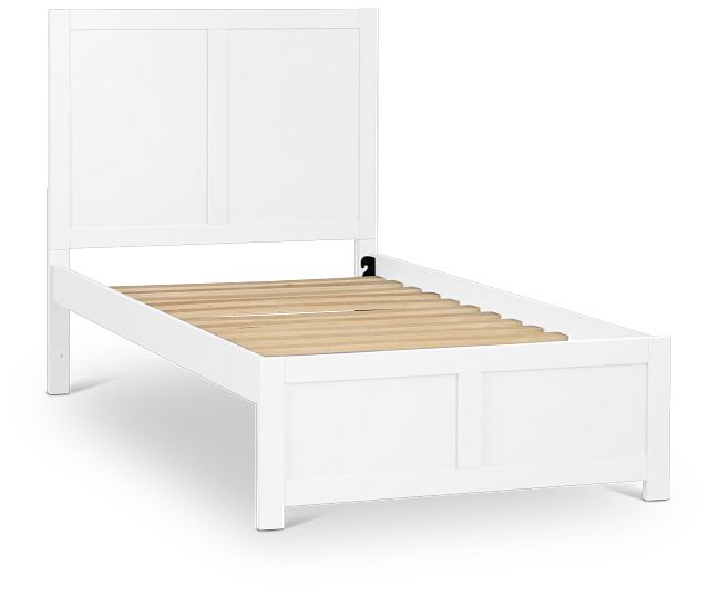 Charleston White Panel Bed