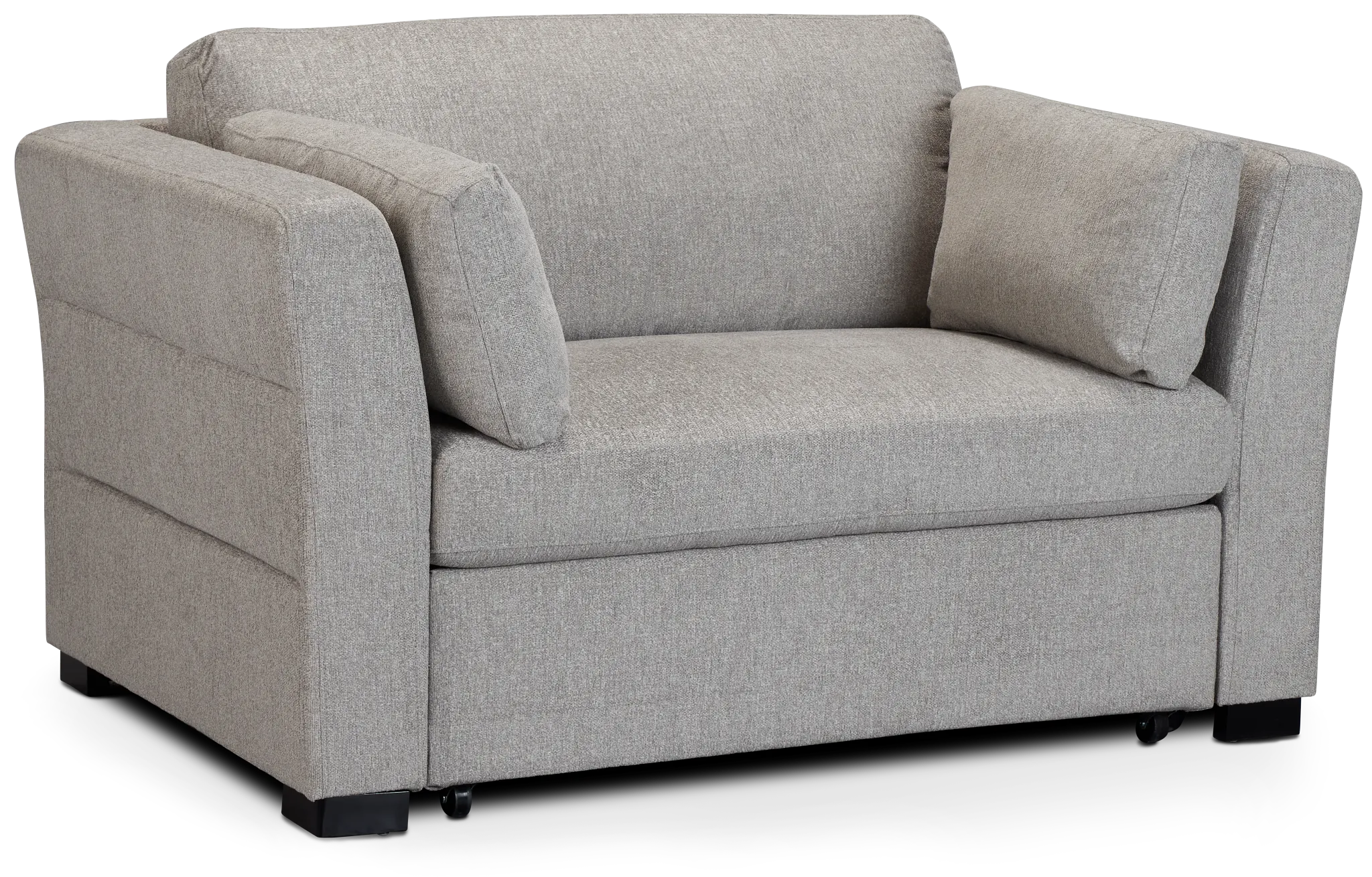 Amber Light Gray Chair Pull-up Sleeper