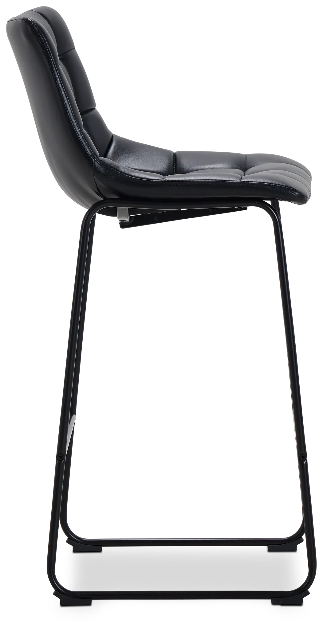 Seth Black 32" Upholstered Barstool