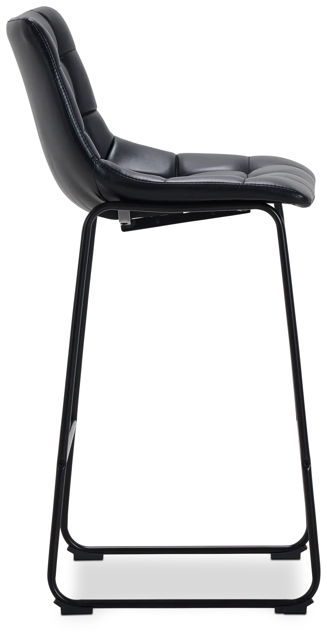 Seth Black 32" Upholstered Barstool Seth Black 32" Upholstered Barstool