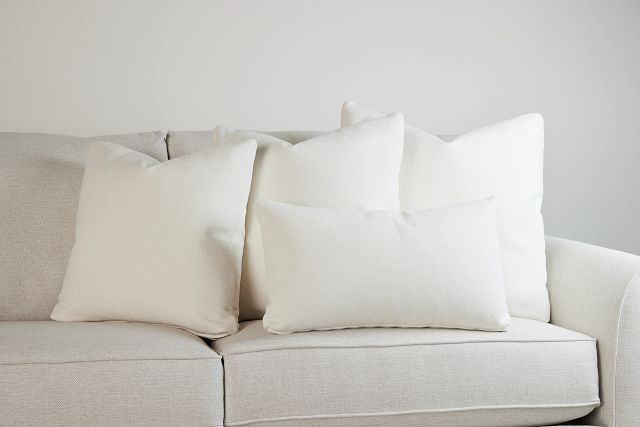 Eden Ivory 24" Accent Pillow