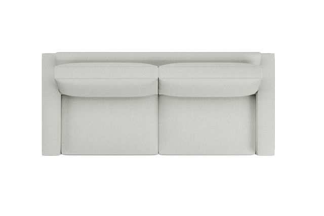 Edgewater Revenue White 96" Sofa W/ 2 Cushions